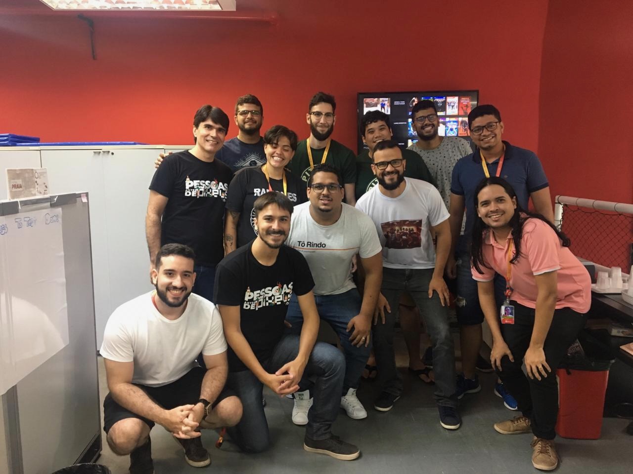 Equipe no escritório
